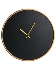 Wanduhr LUCENS 40 cm Schwarz_1037106