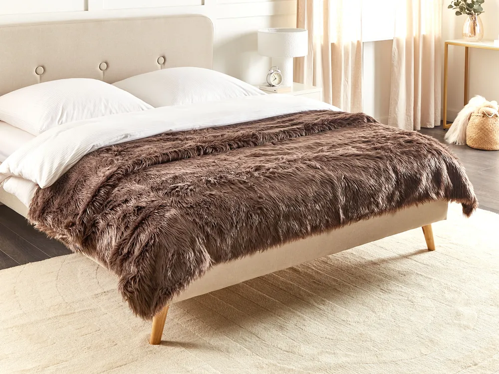 Tagesdecke DELICE 200 x 220 cm Braun
