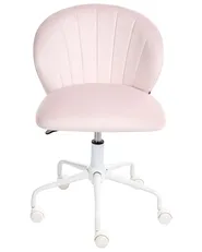 Schreibtischstuhl CHEERFUL Samtstoff Pastellrosa_1024965