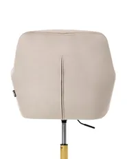 Schreibtischstuhl LELORIA Samtstoff Taupe_1062848