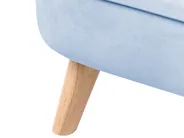 Kindersofa RISBY Samtstoff Hellblau_1055768