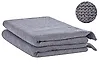 Set of 2 Towels ATIU Terry Cotton Grey