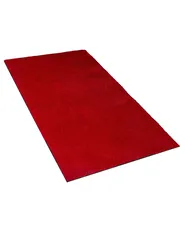 Zottelteppich DEMRE Rot 80 x 150 cm_715093