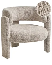 Sessel BUREA Chenillegewebe Hellbeige_1010423