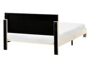 Bed with Storage Drawers LONZAC Velvet Beige 140 x 200 cm (EU Double)_1014632