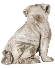 Gartenskulptur SARNANO Hund Beige_1054806
