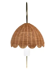 Wall Lamp VALUKKAI Rattan Natural_1002961
