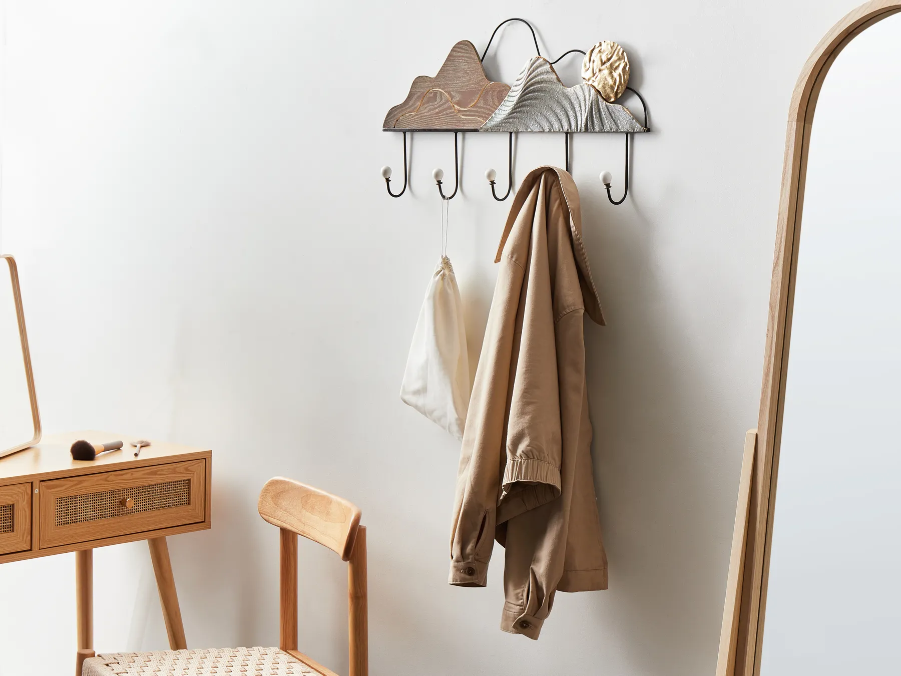 Wandgarderobe SLIGO Schwarz_992639
