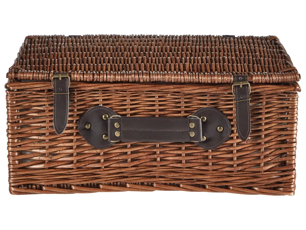 Picknickkorb PRUNEAU Geflecht Braun_964039