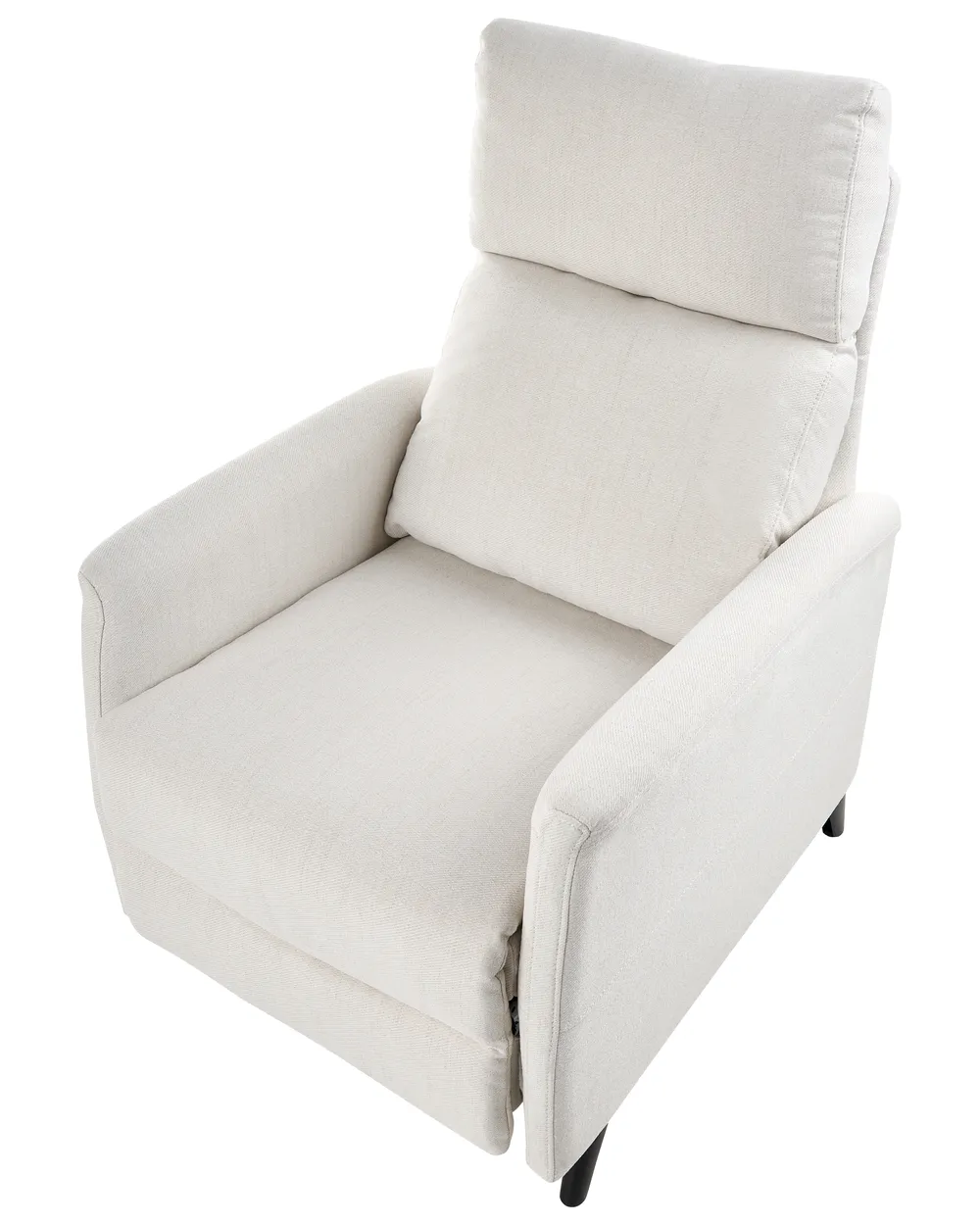 Recliner Chair SELVIK with Footrest Fabric Off-White_956140