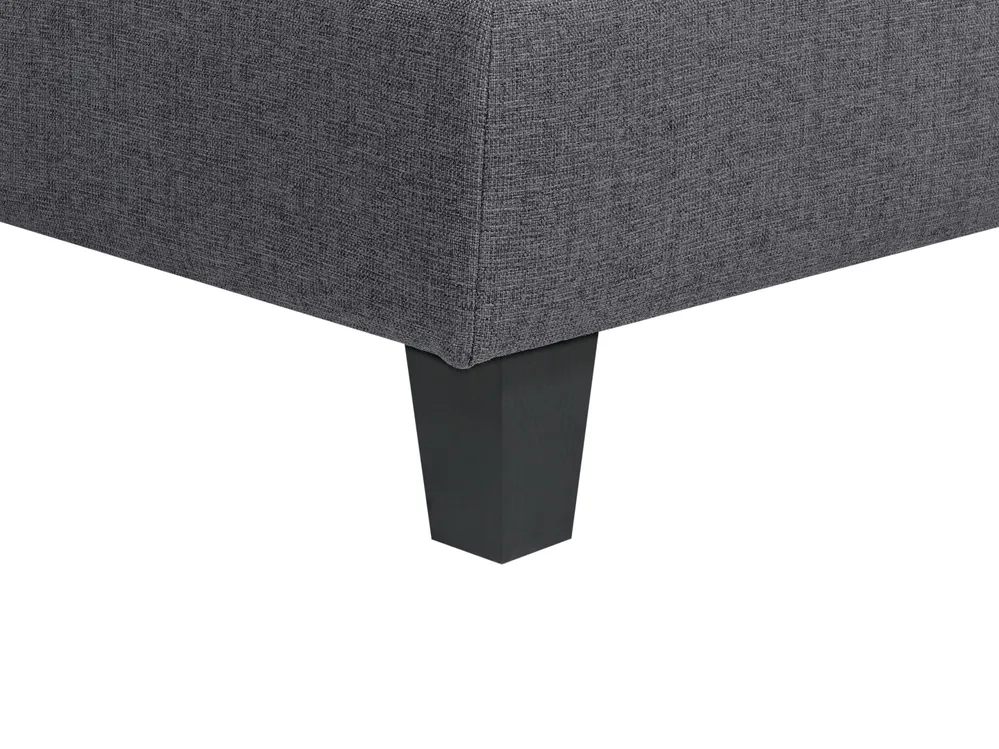 Modular Corner Sofa 5 Seater UNSTAD Fabric Dark Grey Left Hand_924655