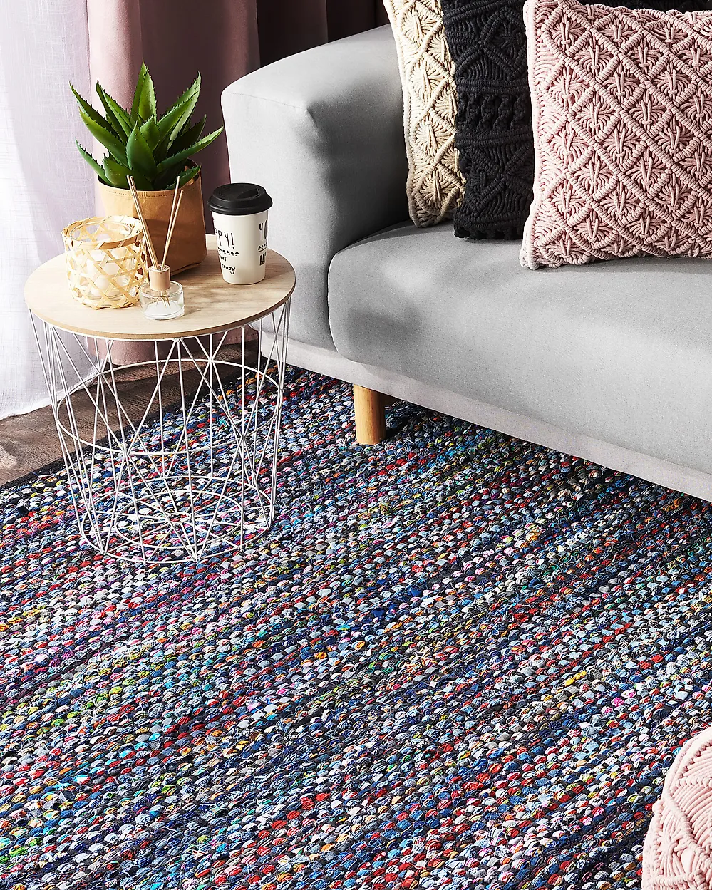 Teppich ALANYA Bunt 160 x 230 cm Baumwolle_1174984