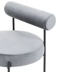 Sessel ALPHA Samtstoff Grau_860906