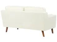 Sofa 2 Seater LOKKA Fabric Off-White_893712