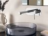 Wall Mounted Basin Mixer Tap CLAVIJO Brass Silver