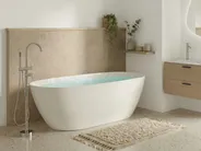 Freistehende Badewanne KOLLPA 168 x 81 cm Weiß_1071262