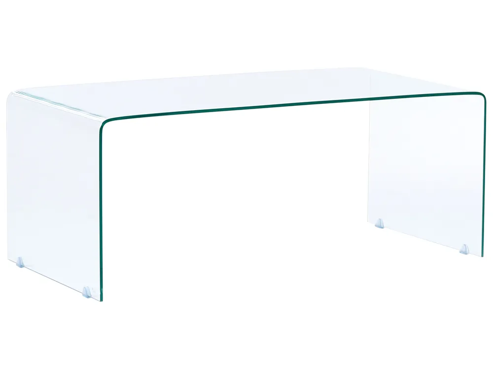 Couchtisch KENDALL Sicherheitsglas Transparent