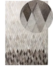 Rug MALDAN Beige 140 x 200 cm Leather_742825