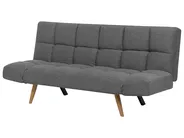 Sofa Bed 2 Seater INGARO Fabric Dark Grey_711890