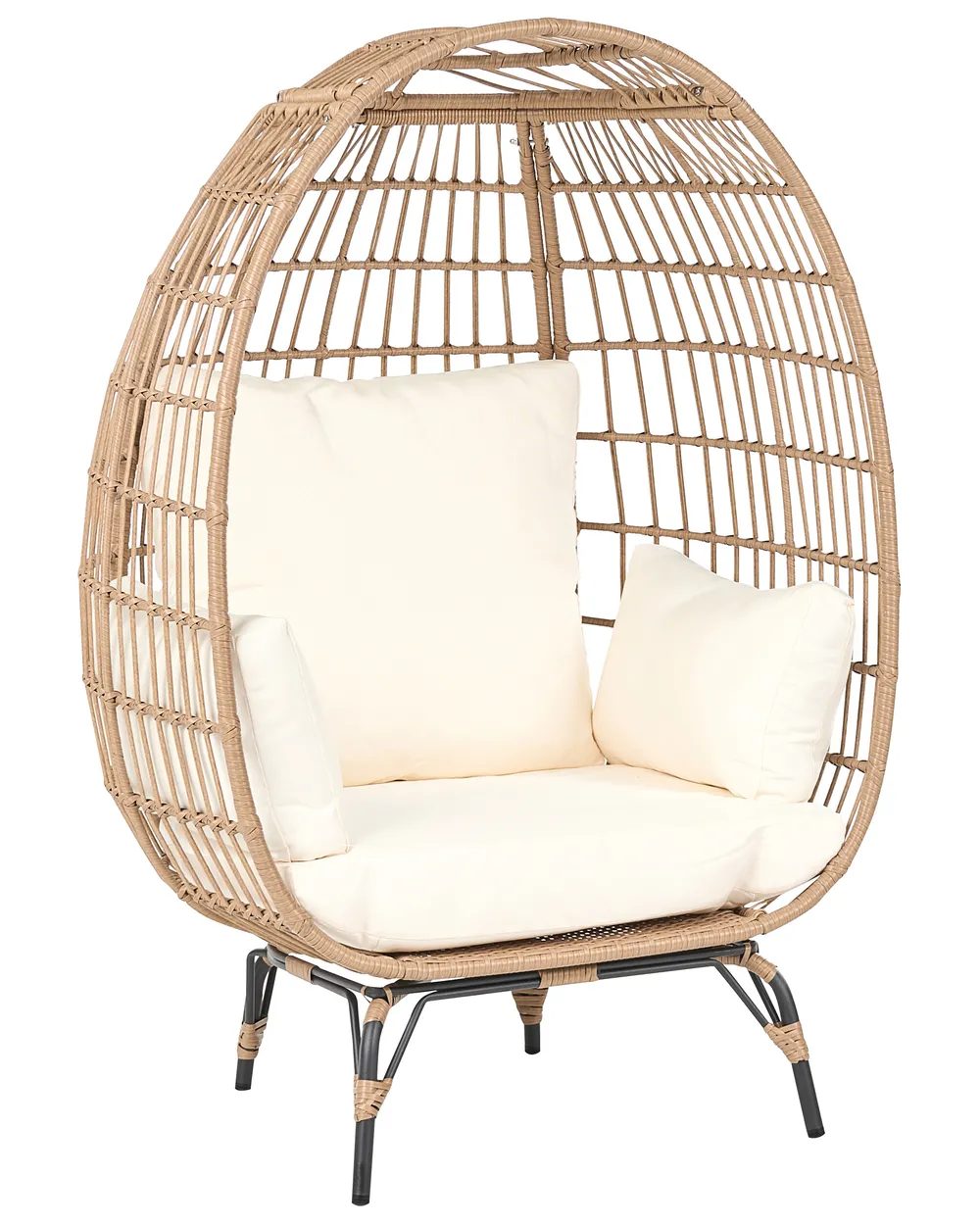 Gartenstuhl VEROLI Polyrattan Beige