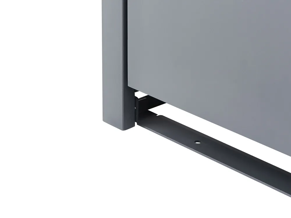 Mülltonnenbox 240 L PERISSA Metall Dunkelgrau_1073474