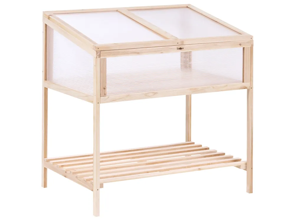 Balkongewächshaus ARANOVA Tannenholz Hellbraun 58 cm