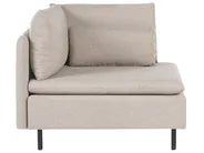 Modular Sofa 2 Seater EGERIS Fabric Beige_1067333