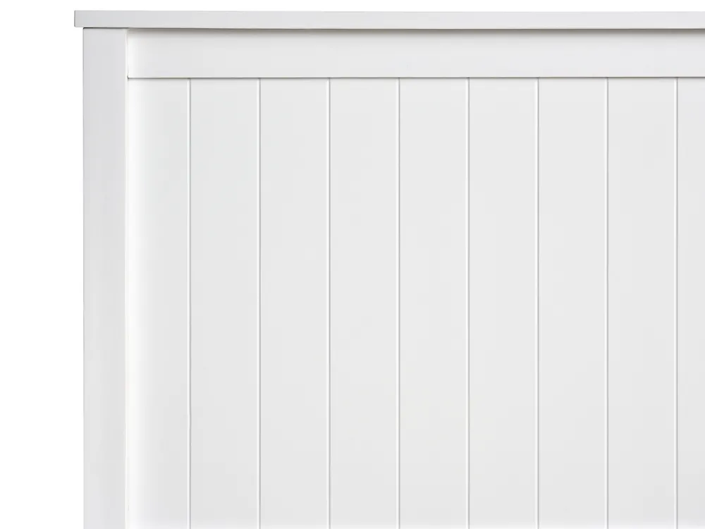 Krevet s prostorom za pohranu LAMBRES Borovo drvo Bijeli 160 x 200 cm_985625