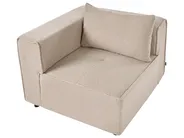 U-förmiges Modulsofa 8-Sitzer AXEBO Bouclé Beige_1077303