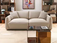Sofa Set 5-Sitzer JUBEK Stoff Beige_1074703