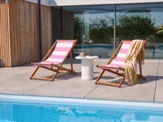 Ersatzstoff für Sonnenliege 2er Set ANZIO/AVELLINO 113 x 44 cm Rosa_1073756