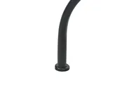 Outdoor Bistrotisch ADRANO 60 cm 60 cm Metall Terrazzo Optik Schwarz_1021722