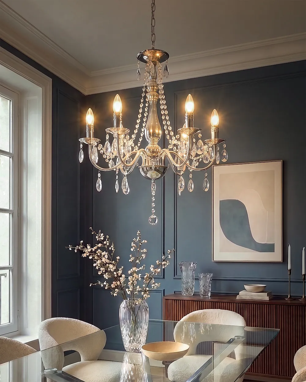 Chandelier BLAKNEY Silver