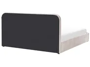 Ottoman Bed CHALLANS Chenille Taupe 180 x 200 cm (EU Super King)_1023092