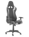 Gaming Stuhl KNIGHT Kunstleder Silber