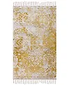 Teppich BOYALI Senfgelb 80 x 150 cm Viskose