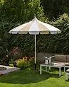Marktschirm 245 cm MINOA Weiß / Beige