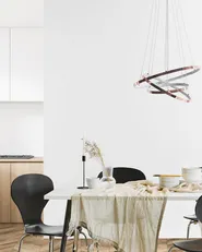 LED Pendant Lamp ATREK Metal Rose Gold_816472