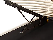 Krevet s prostorom za pohranu METZ Samet bež 90 x 200 cm_861403