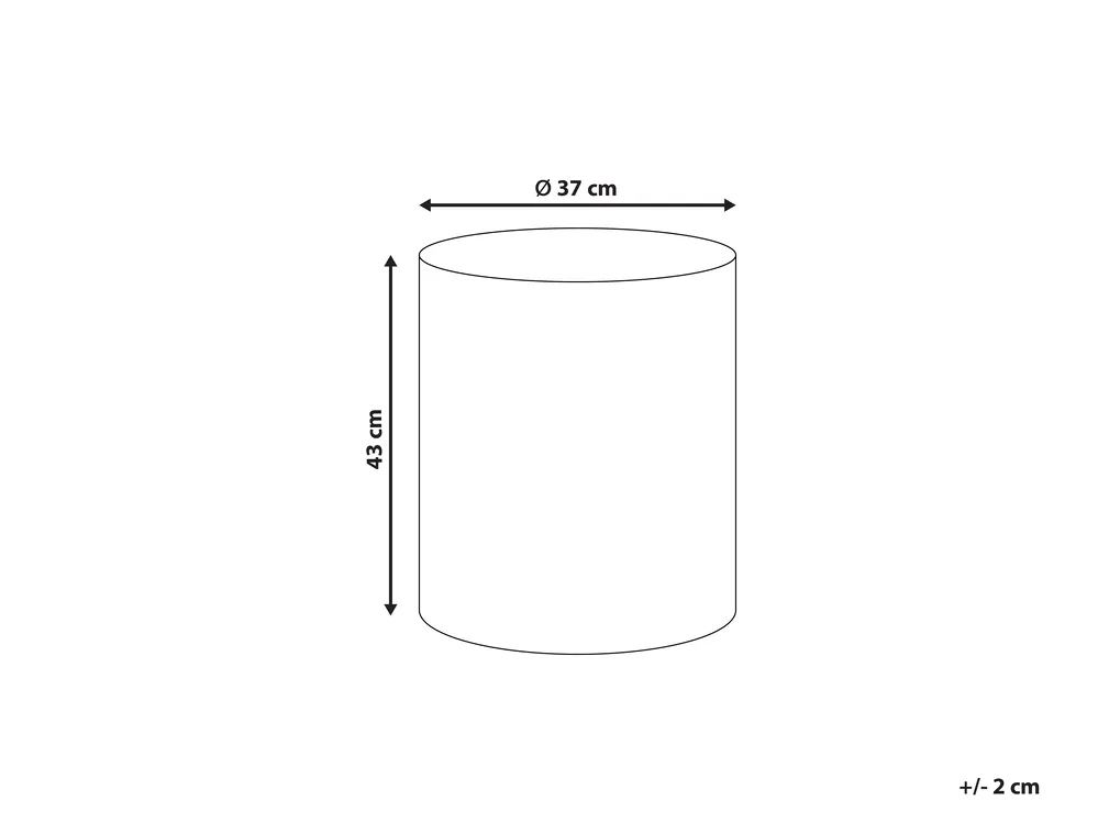 Beistelltisch ANTELAO 37 cm 37 cm Terrazzo Optik Weiß_995963
