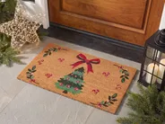 Fußmatte BRIVANO Bunt 45 x 75 cm Weihnachtsmotiv Kokosfasern_1094531