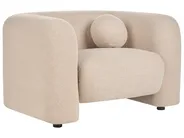 Living Room Set 4 Seater LEIREN Boucle Beige_920738