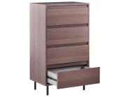 Kommode mit 4 Schubladen NIKEA Dunkelbraun_1061126
