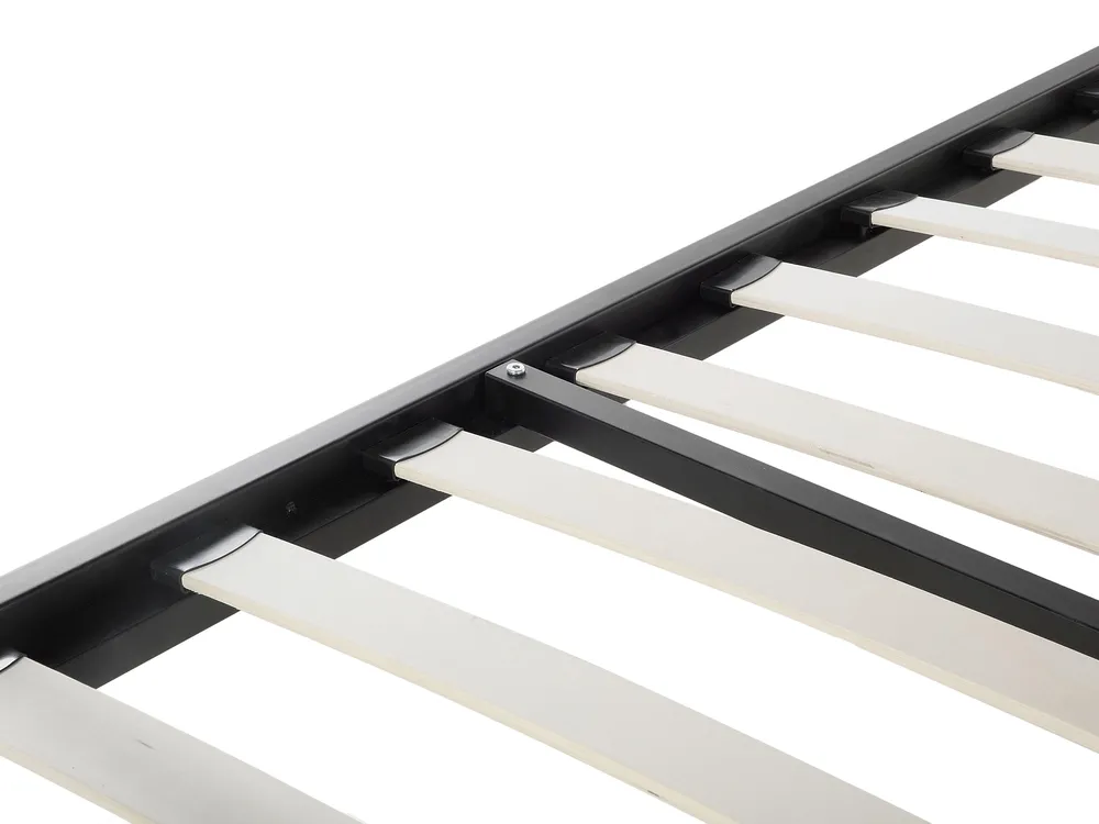 Bed Metal LYRA 140 x 200 cm (EU Double) Black_817958
