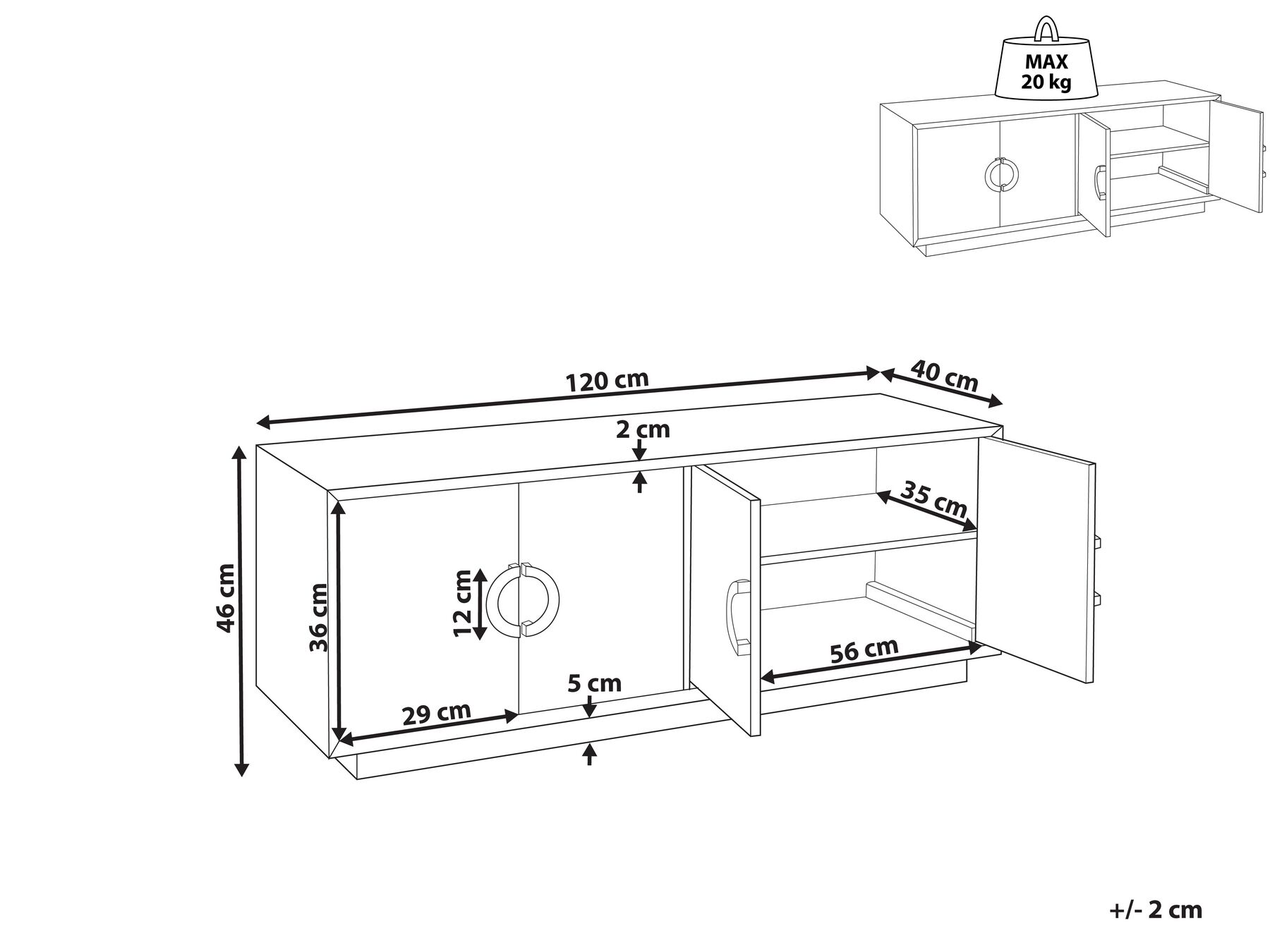 Cabinet OXNARD Black_835718