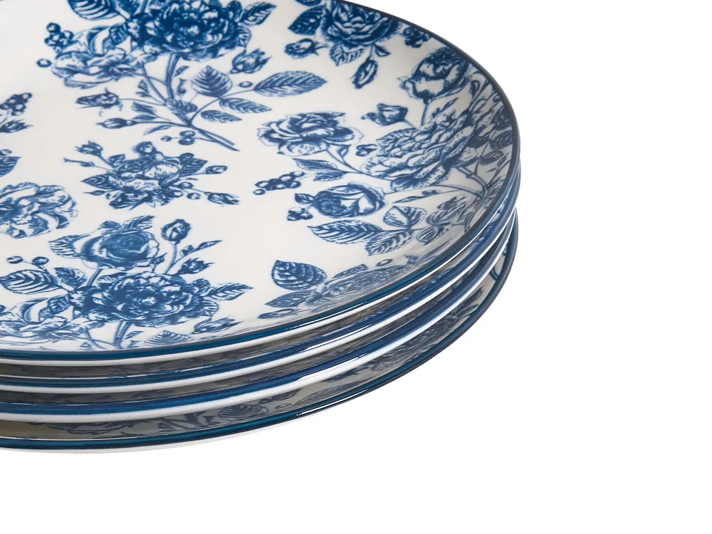 Tafelservice 24-teilig BASIL Porzellan Blau_1061913