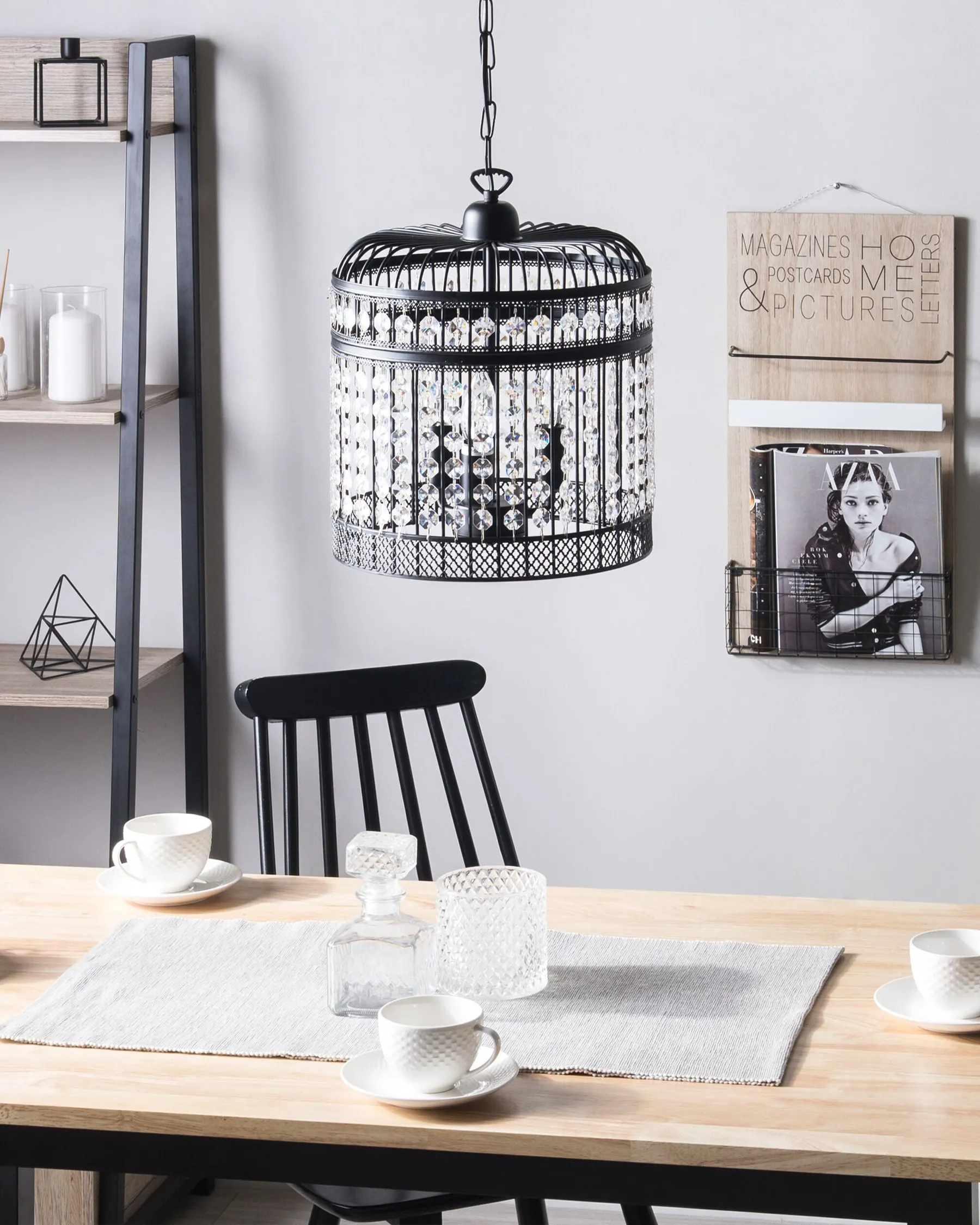 Pendant Lamp CELON Metal Black_738746
