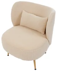 Sessel OTSBY II mit Kissen Bouclé Beige_942046