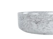 Aufsatzwaschbecken GUDAR ⌀ 37 cm Keramik Grauer Betoneffekt_923354