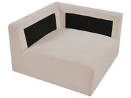 Eckmodul KIVVIK Bouclé Beige rechtsseitig_1045527